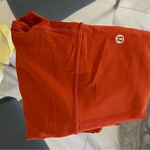 Lululemon Burnt Orange Athletic Shorts